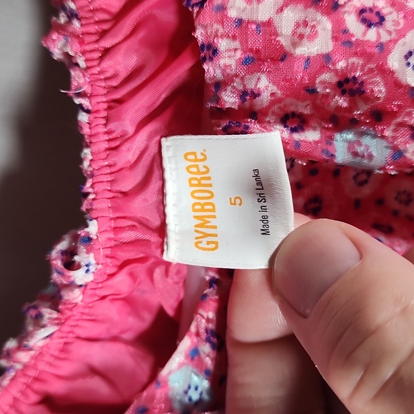 Gymboree Floral Design Girls Dress Size 5 - Picture 3 of 4
